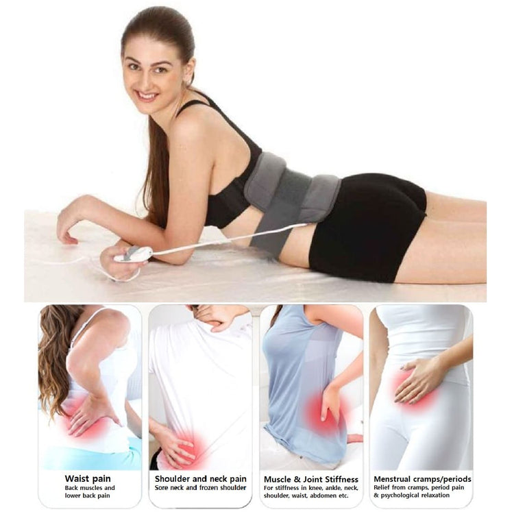 Samson Heating Pad Ortho (Electronic) : Ideal for Period Pain, Spinal Pain, Joints Pain, Muscular Pain, Boils, Abscesses, Cervical Spondylosis, Safe 4-Layer Insulation & Dual Thermostat, 3-Level Heating Control, Shock Proof (Standard - Regular)