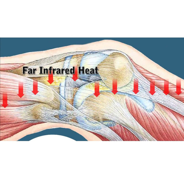 Conybio FIR Elbow Brace (Color-Red) - Supportive Therapy for Elbow, Contains Bio-Ceramic Material which Emits Far Infrared Rays (FIR) - Helps Faster Recovery (1 Brace)