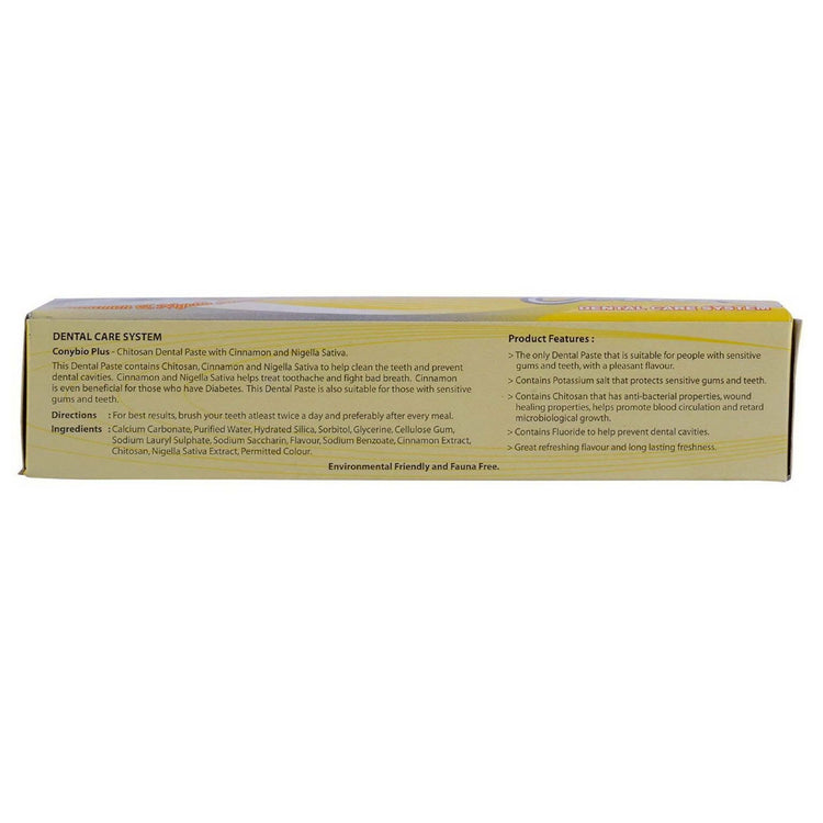 Conybio Plus Chitosan Toothpaste : With Chitosan, Cinnamon and Nigella Sativa (120 grams)