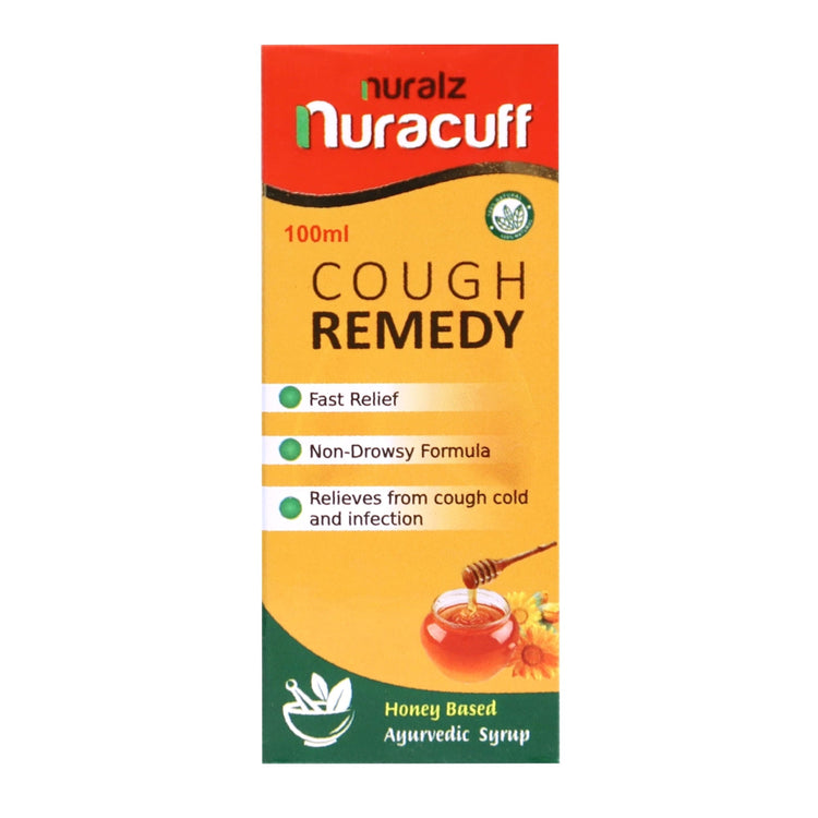 Nuralz Nuracuff Syrup : Ayurvedic Medicine For Cough Relief, Controls Allergic Cough And Soothes Larynx (400 ml) (100 ml X 4)