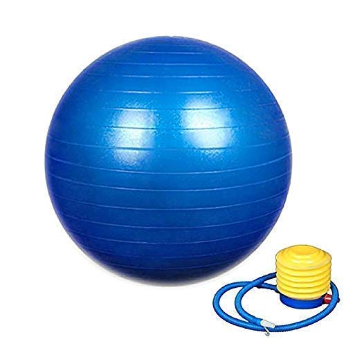 Samson Heavy Duty Anti Burst Extra Thick Non-Slip Stability Balance Ball for Fitness, Body Strength, Yoga for Home, Gym, Office with Quick Pump (Universal Size)