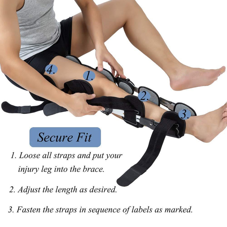 Samson Ajustable R.O.M. Knee Brace for Multiple Orthopedic Problems - Useful for Tendon/Ligament Injuries, ACL or PCL Injuries, Osteoarthrits of Knee, 18.00 Inches / 46 CM (Size : Universal)