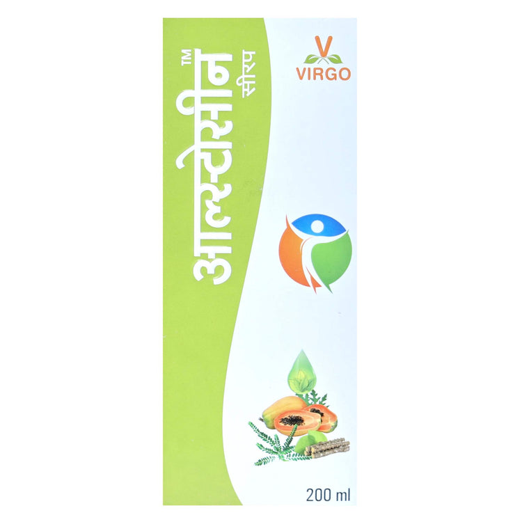 Virgo Alstocin Syrup : For Platelet Count, Dengue, Malaria, Chikungunya (400 ml) (200 ml X 2)