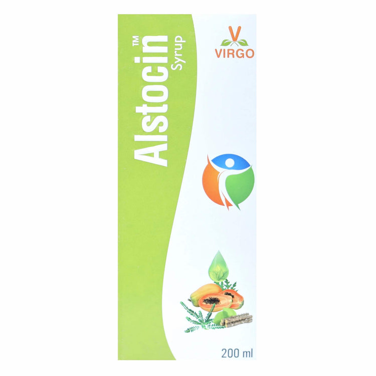 Virgo Alstocin Syrup : For Platelet Count, Dengue, Malaria, Chikungunya (400 ml) (200 ml X 2)