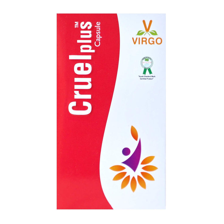 Virgo Cruel Plus Capsules : For Autoimmune Diseases, Strong Immunobooster, Anti-inflammatory Action (30 Capsules) - Uniherbs India