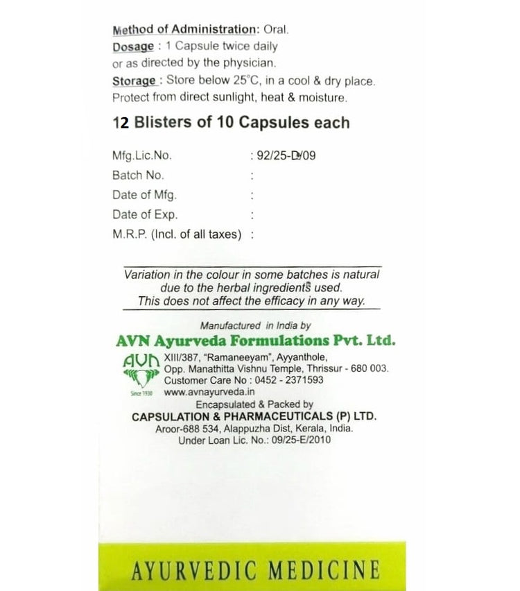 AVN Zeotone Soft Gel Capsules : Useful for Osteoarthritis, Osteoporosis, Rheumatoid Arthritis,Gout, Repairs, Rebuilds Cartilage & Bones (120 Capsules) - Uniherbs India