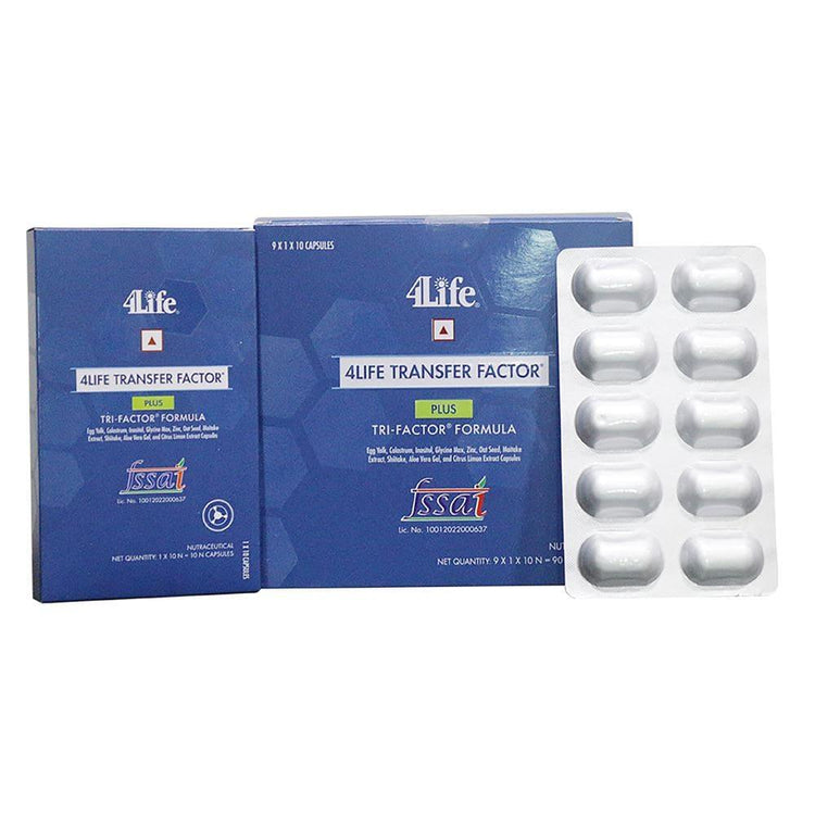 Uniherbs India Capsules 4Life Transfer Factor Plus Tri-Factor Formula Capsules : A Super Powerful Immunity Booster, For Overall Wellness (Blister Pack) (90 Capsules)