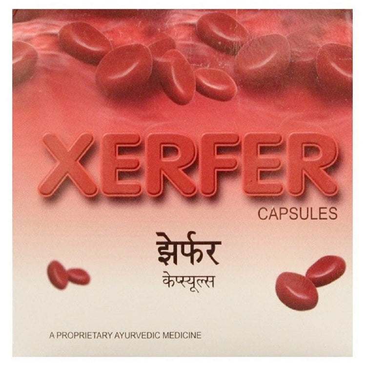 Uniherbs India Capsules AVN Xerfer Capsules : Helps in Anaemia, Improves Haemoglobin Level, Increase Red Blood Cells (RBC) Counts (100 Capsules)