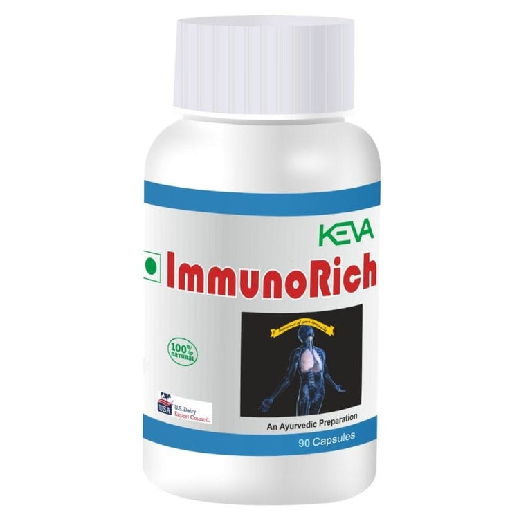 Keva ImmunoRich Capsules : Powerful Immunity Booster (90 Capsules) - Uniherbs India