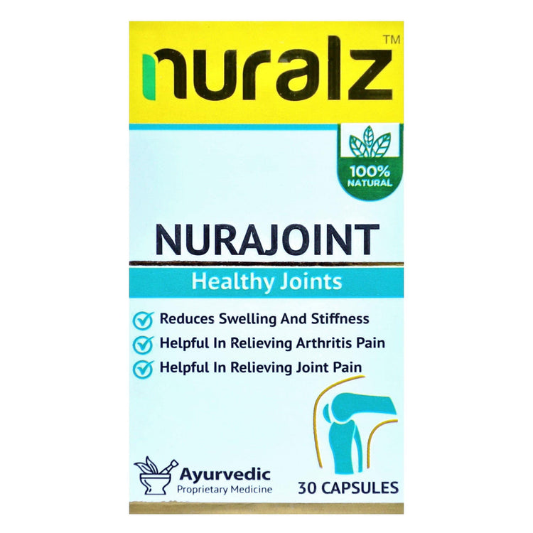 Uniherbs India Capsules Nuralz Nurajoint Capsules : Ayurvedic Medicine For Joints Pain, Mascular Pain, Knee Pain, Back Pain, Swelling (30 Capsules)