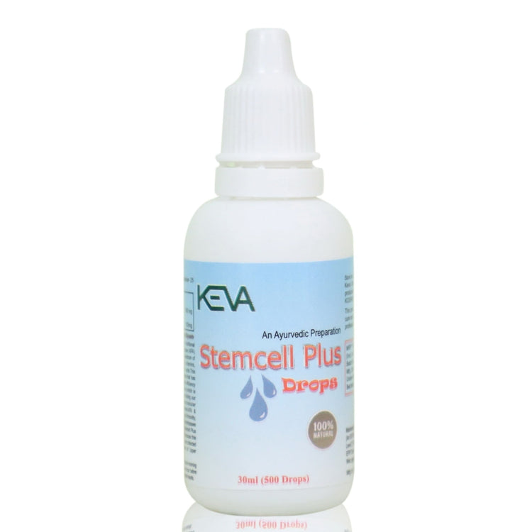 Uniherbs India Drops Keva Stem Cell Plus Drops : Helps to Rejuvenate Body, Slowing Aging Process, For Glowing & Young Looking Skin, Improves Immunity (30 ml)
