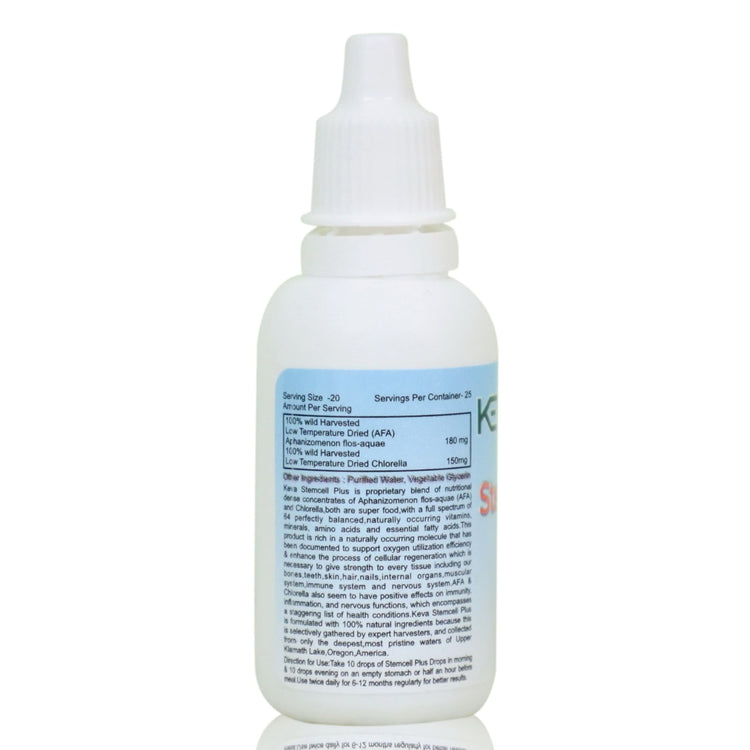 Uniherbs India Drops Keva Stem Cell Plus Drops : Helps to Rejuvenate Body, Slowing Aging Process, For Glowing & Young Looking Skin, Improves Immunity (30 ml)