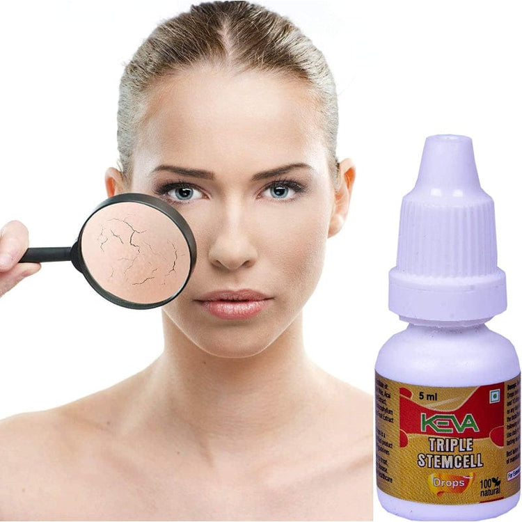Uniherbs India Drops Keva Triple Stem Cell Drops: Helps in Renewal Process of Damaged Body Cell, Anti Ageing, A Body Detoxifier (5 ml)