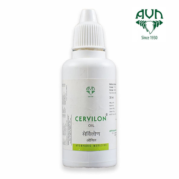 Uniherbs India Oil AVN Cervilon Oil : A Proprietary Formula for Cervical Spondylosis, For Cervical Spondylosis, Osteoarthritis of Facet Joints (120 ml) (30 ml X 4)