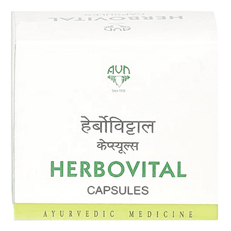 Uniherbs India Tablets AVN Herbovital Capsules : Remedy for Male Infertility, Male Stamina Increase, Increase Sperm Count (100 Capsules)