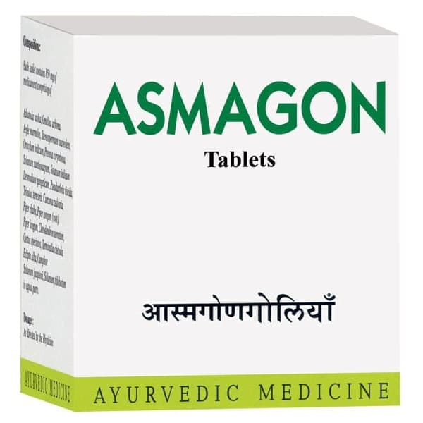 AVN Asmagon Tablets : Prevents and Relieves Bronchial Asthma, Tuberculosis (TB), Chronic Cough, Congestion (100 Tablets)