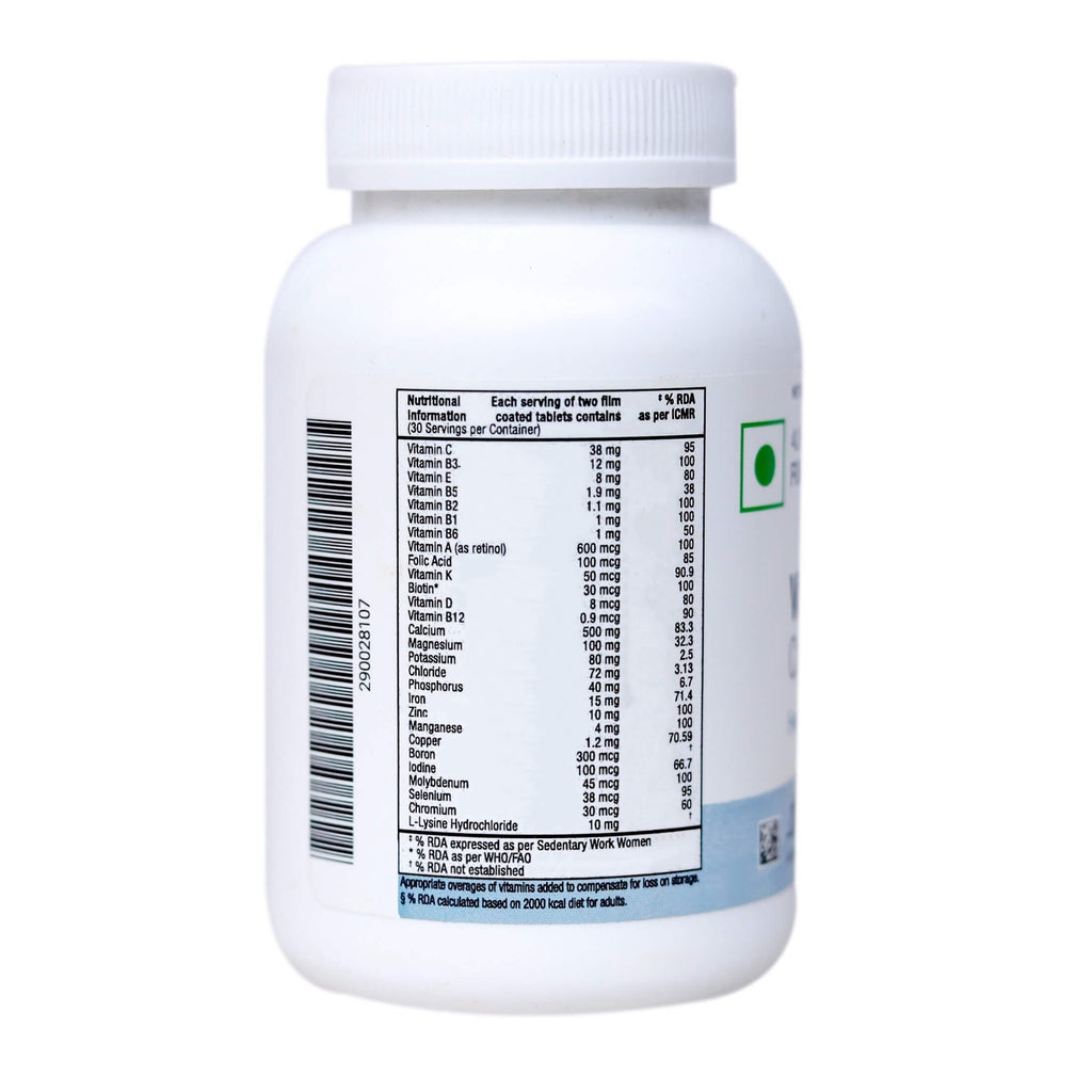 4Life Vitamin & Mineral Complex Tablets : Includes Essential Nutrients and Antioxidants for Overall Health (60 Tablets)