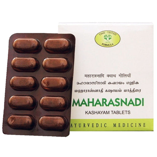 AVN Maharasnadi Kashayam Tablets : For Rheumatoid Arthritis, Osteoarthritis, Joints Pain, For Infertility in both Male & Female (120 Tablets)