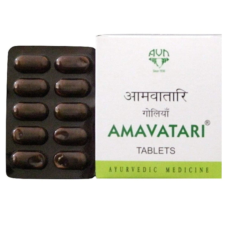 AVN Amavatari Tablets : For Rheumatoid Arthritis, Osteoarthritis, Sciatica, Backache, Prevents Degeneration of Joints (120 Tablets)