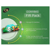 Conybio FIR Zipper Home Pack : Non-Toxic Plastic with Bio-Ceramics Emits Far Infrared Rays (FIR) - Keeps Food Fresh for Longer Duration in Refrigerator (Capacity 1 kg, 20 FIR Bags)