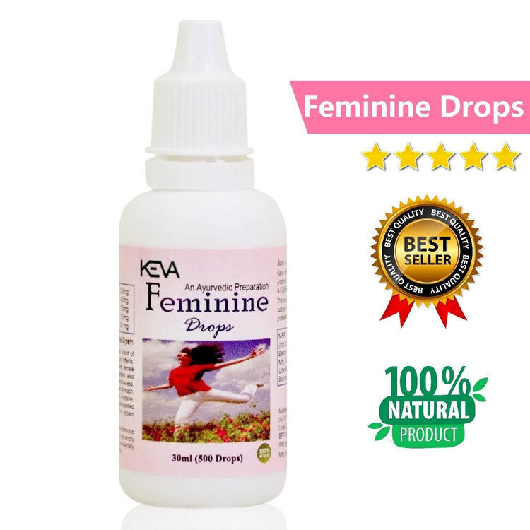 Keva Feminine Drops : Helpful in Menstrual Cycle Irregularities and Other Gynecological Complaints (30 ml)