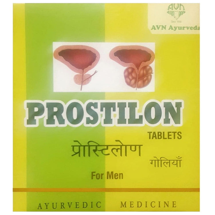 AVN Prostilon Tablets : Help to treat Enlargement of Prostate, Facilitate Easy and Painless Urine Flow, Ease Pain with Analgesic Effect (120 Tablets)