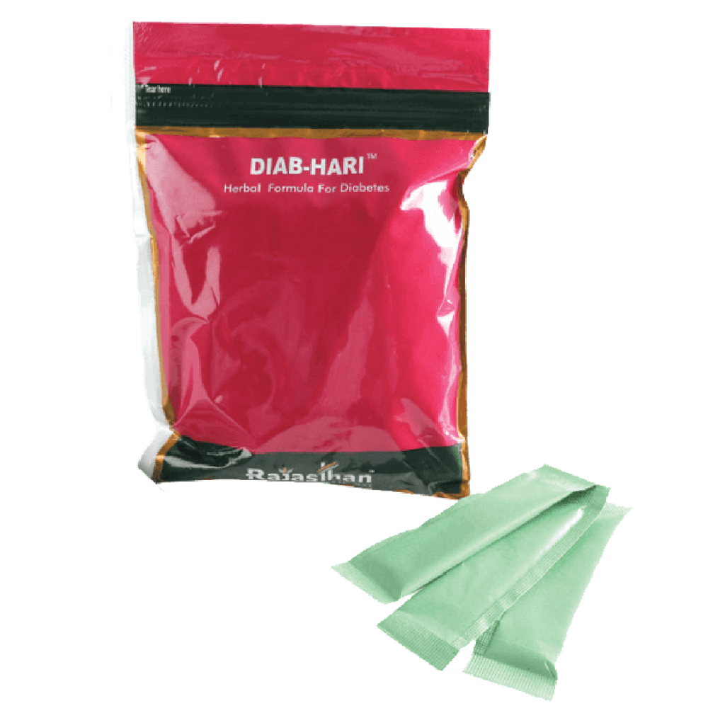 Rajasthan Aushadhalaya Diab Hari Churna : Herbal Formula to Control Diabetes, Keeps Blood Sugar at Normal Level (135 grams)