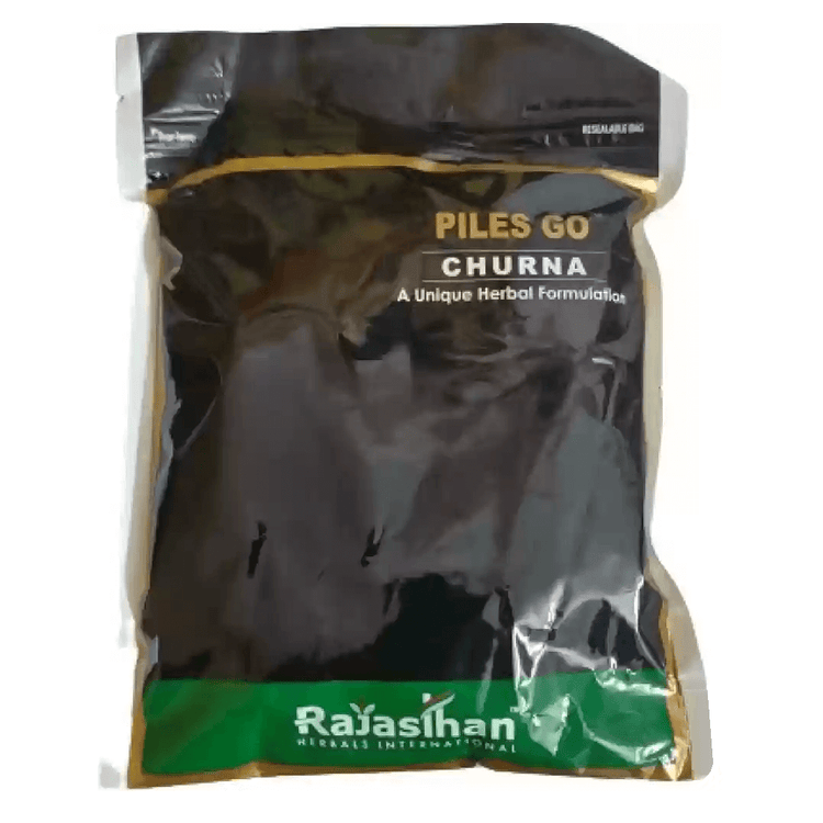 Rajasthan Aushadhalaya Piles Go Churna : Treat Piles, Hemorrhoids, Fistula, Fissure, Helps to Prevent Constipation (120 grams)