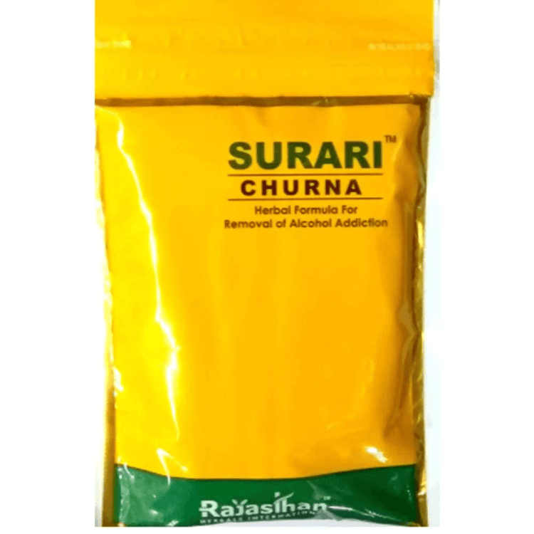 Rajasthan Aushadhalaya Surari Churna : Herbal Formula for De-Addiction, Helps to Treat Habitual Addiction, Remove Toxins from Liver (45 grams)