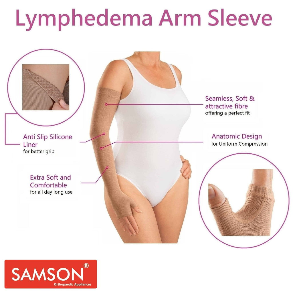 Post Mastectomy Compression Sleeve Elastic Lymphedema Sleeve Arm