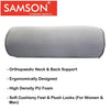 Samson Round Cervical SPONDYLOSIS Takiya Pillow (तकिया) (Premium Ortho Range - Ergonomic Design, Hi-Density PU Foam) Ideal for Cervical Spine, Low Back Pain and Cardiac Patients & Sleeping Problems (Universal Size)