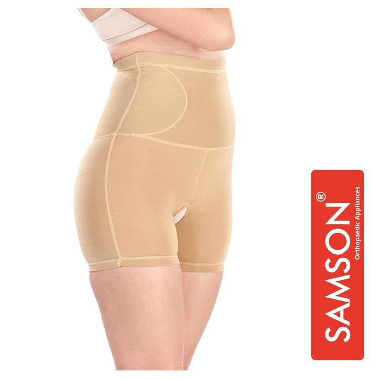 Samson Thigh Corset (SMART SHAPER) - Firm Compression Helps with Slimming, Supports Lower Abdomen, Hips & Thigs (Made with 4D Stretch Fabric for Great Comfort) (For Women & Men)