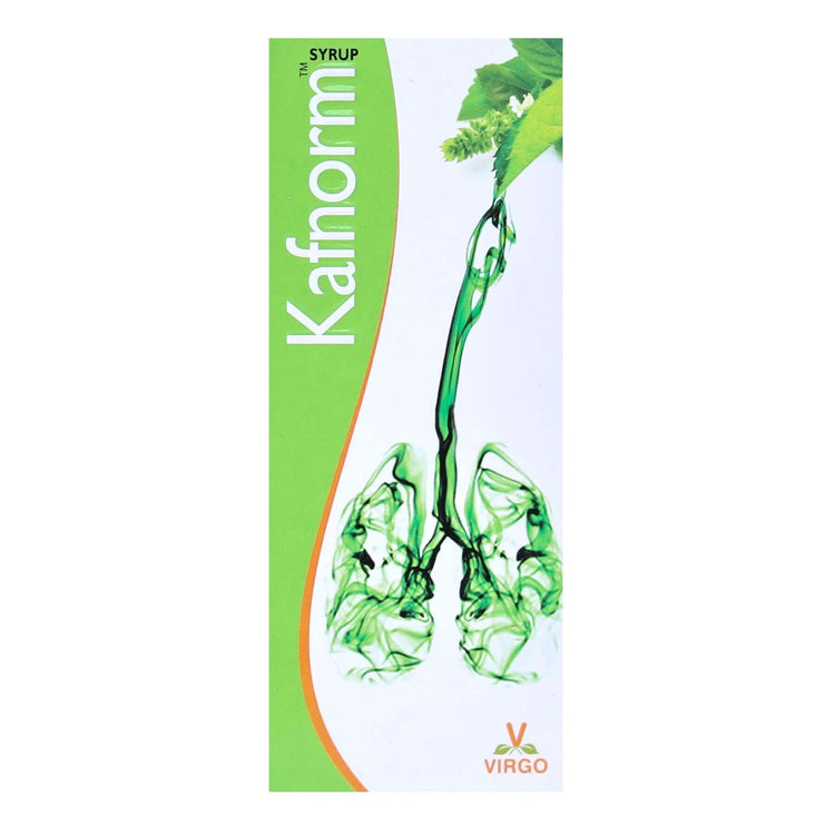 Virgo Kafnorm Syrup : For Dry Cough, Productive Cough, Infective Cough, Whooping Cough, Cough of TB, Bronchial Asthma (400 ml) (100 ml X 4)