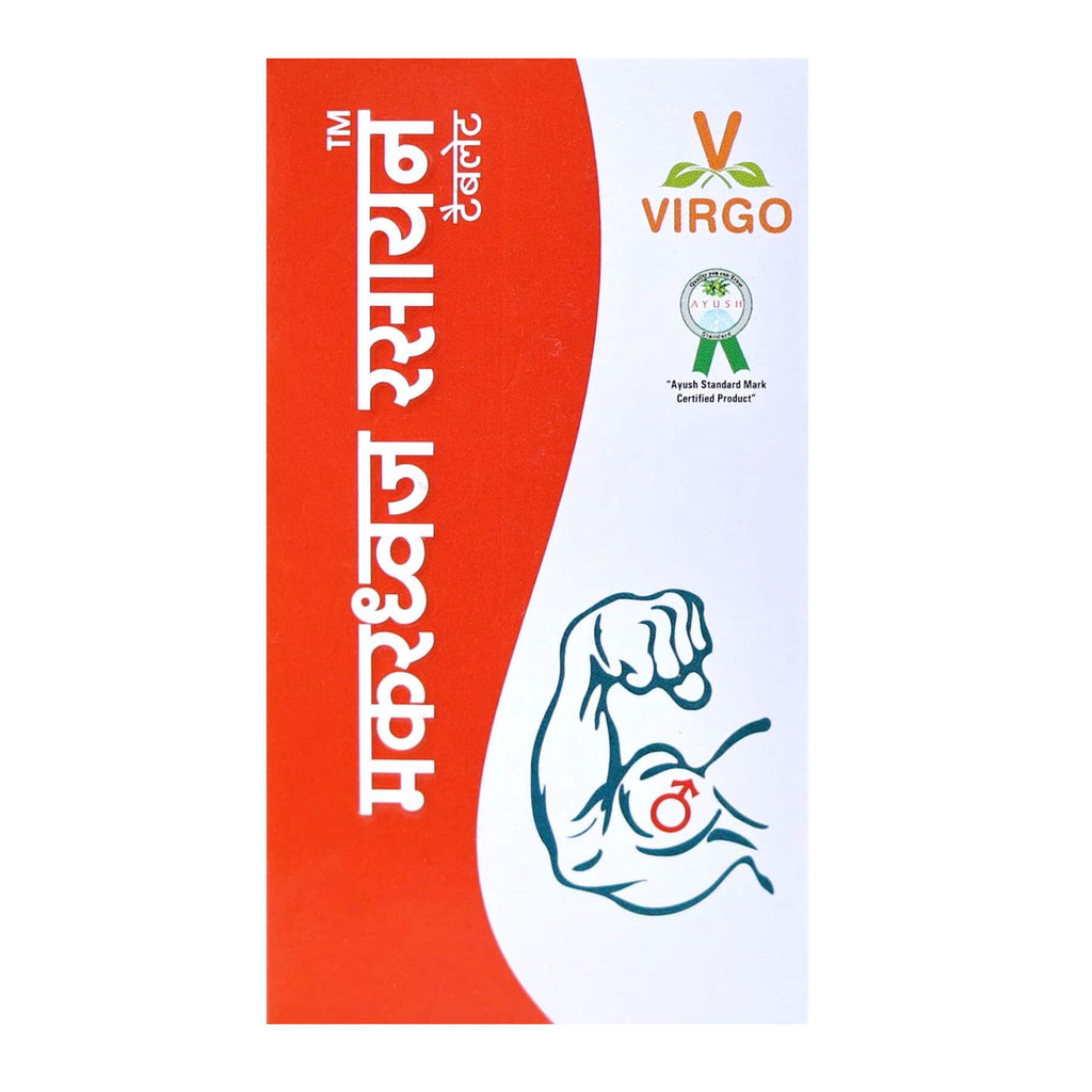 Virgo Makardhwaj Rasayan Tablets : For Erectile Dysfunction, Premature Ejaculation, Improves Quality of Sperm (30 Tablets)