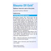 Virgo Rheuma Off Gold Tablets : For Rheumatoid Arthritis, Osteoarthritis, Gout, Sciatica, Synovitis, Frozen Shoulders (60 Tablets) (30 Tablets X 2)