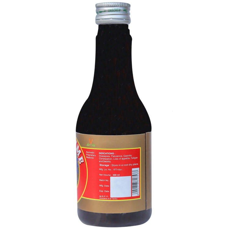 Virgo Vinzyme (Vi-N-Zyme) Syrup : Helpful in Loss of Appetite, Digestion, Chronic Constipation (600 ml) (300 ml X 2)