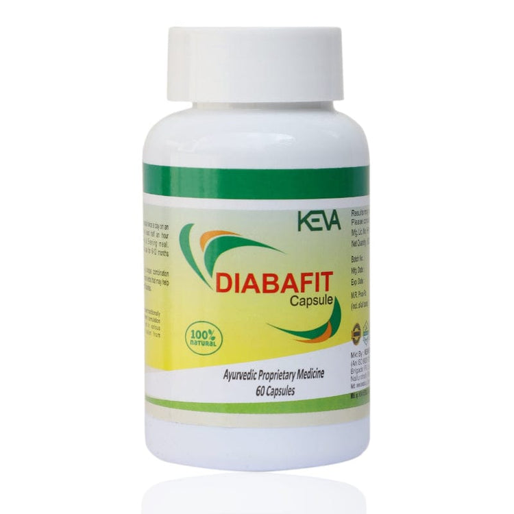 Uniherbs India Capsules Keva Diabafit Capsules : Helps to reduce Blood Sugar Levels, Increase Immunity and Energy Levels (60 Capsules)