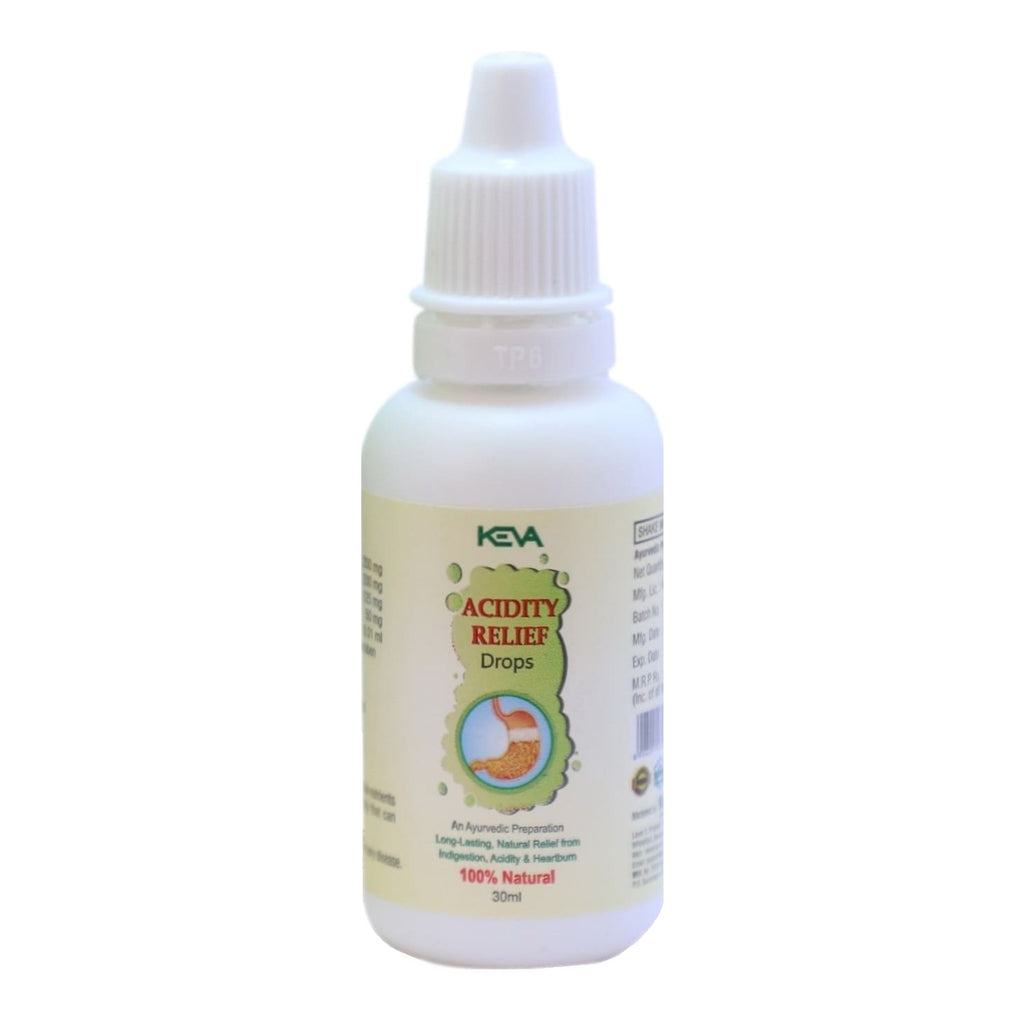 Uniherbs India Drops Keva Acidity Relief Drops : Improves Digestion, Acts as an Antacid, Neutralizes Excess Acids (30 ml)