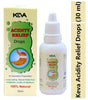 Uniherbs India Drops Keva Acidity Relief Drops : Improves Digestion, Acts as an Antacid, Neutralizes Excess Acids (30 ml)