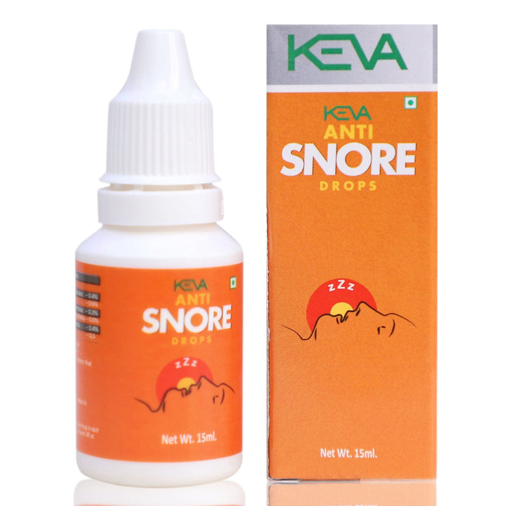 Uniherbs India Drops Keva Anti Snore Nasal Drops : Prevents and Reduces Vibrations that Cause Snoring, Drug-free Natural Blend (75 ml) (Pack of 5 X 15 ml)