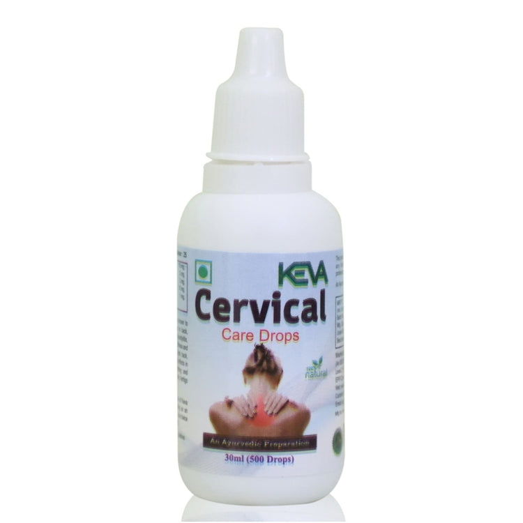 Uniherbs India Drops Keva Cervical Care Drops : Helpful in Painful Stiffness of Spondylitis, Neck Pain, Shoulders Pain, Arms Pain, Fingers Pain (30 ml)