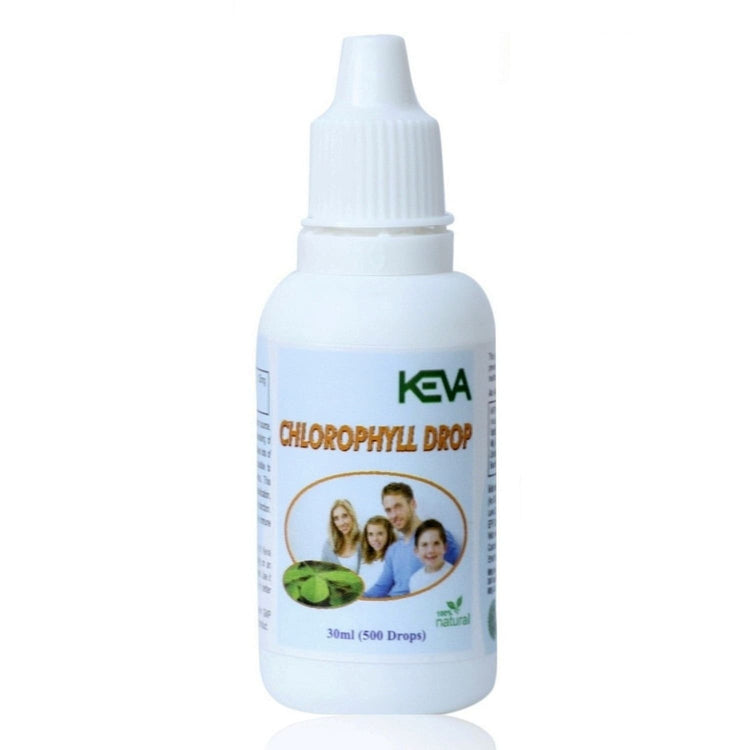 Uniherbs India Drops Keva Chlorophyll Drops : Detoxes Urinary Tract, Purifies Blood and Liver, Anti Ageing, Contains Multivitamins, Multiminerals (30 ml)