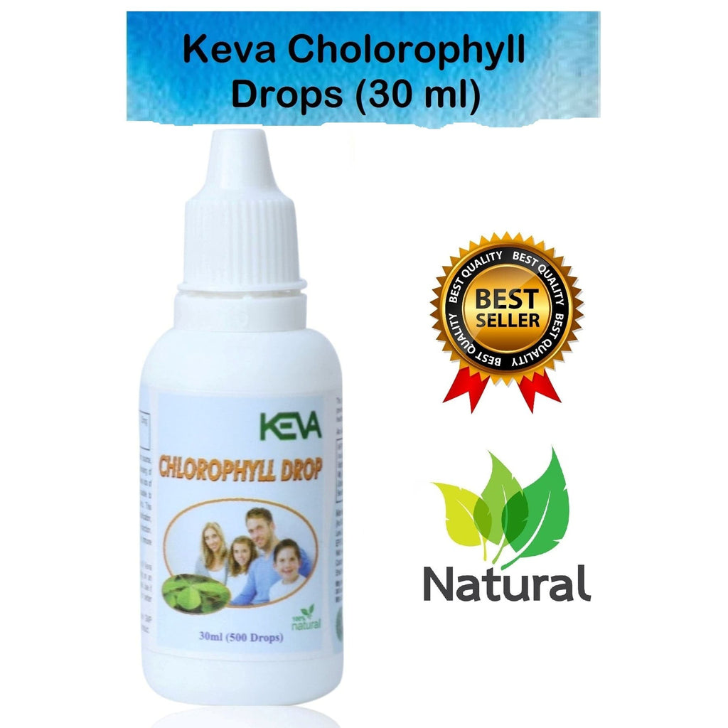 Uniherbs India Drops Keva Chlorophyll Drops : Detoxes Urinary Tract, Purifies Blood and Liver, Anti Ageing, Contains Multivitamins, Multiminerals (30 ml)