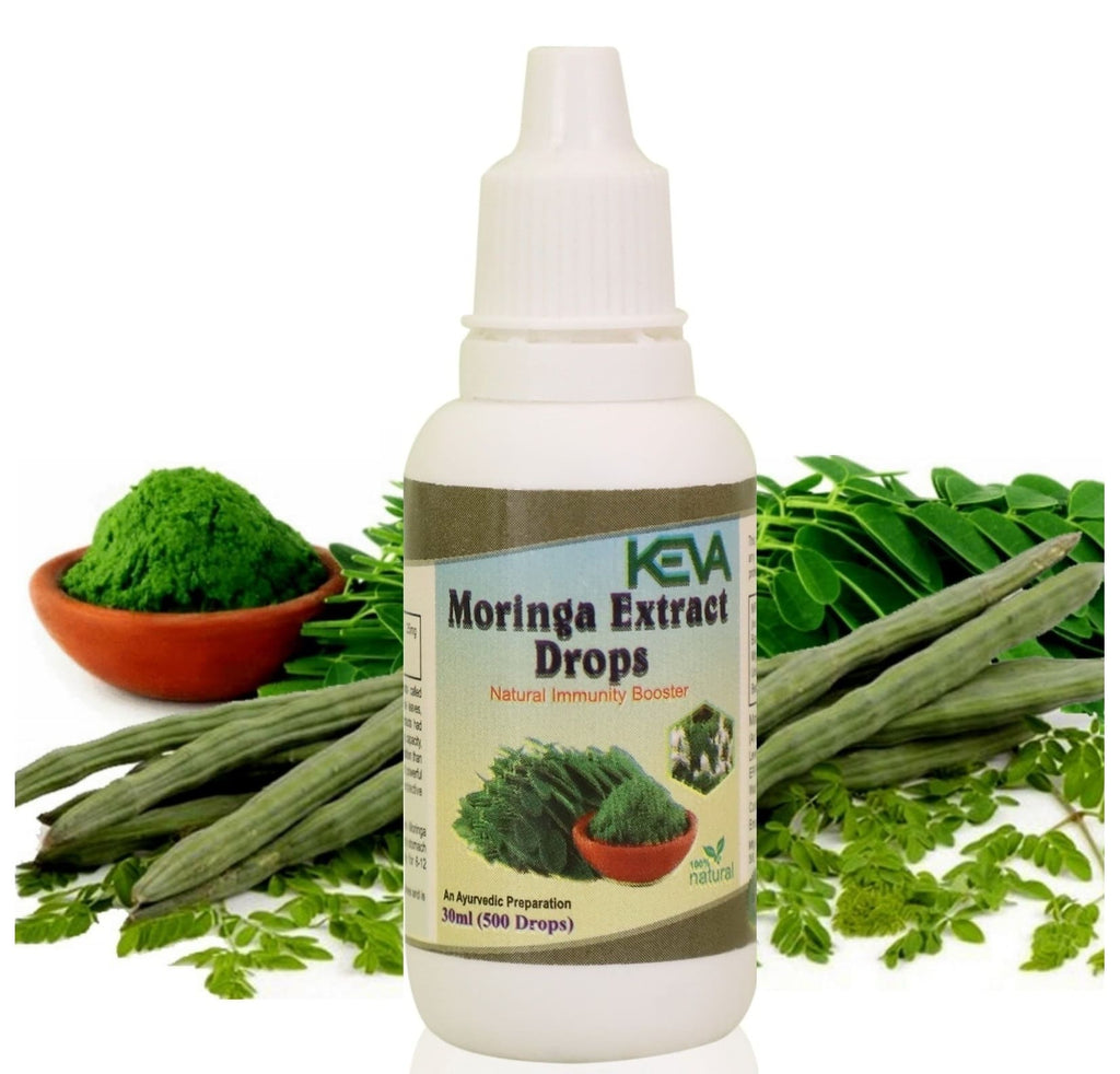 Uniherbs India Drops Keva Moringa Extract Drops : Natural Immunity Booster, Energy Booster, For Healthy Heart, Rich in Protein and Amino Acids (30 ml)