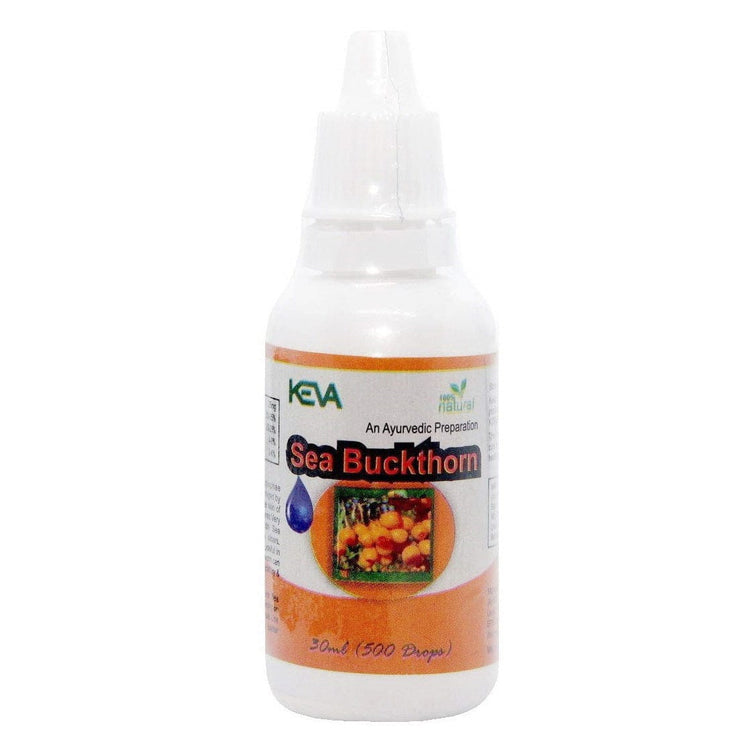 Uniherbs India Drops Keva Sea Buckthorn Drops : Helpful for Cardiovascular Health, Immunity Boosting, Memory Improvement, Anti-Inflammatory & For Skin Health (30 ml)
