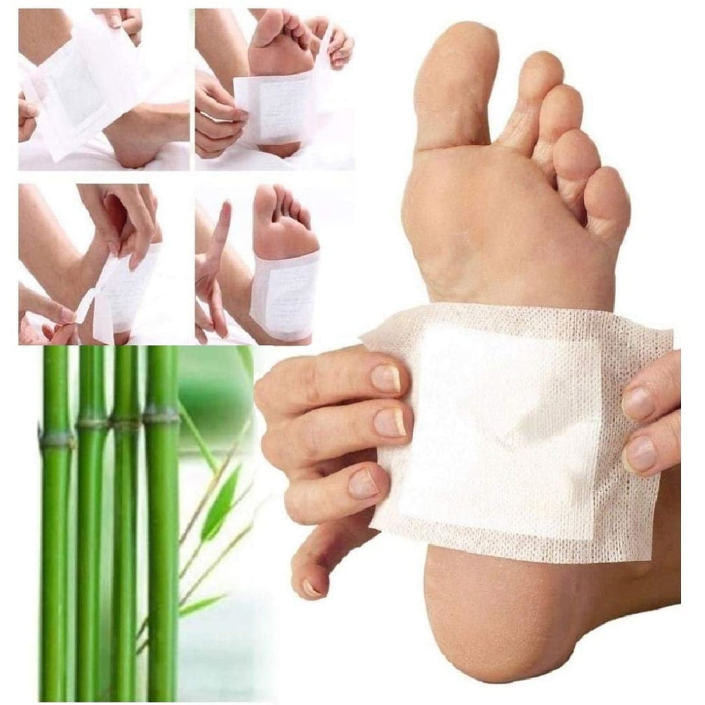Uniherbs India Foot Patches Keva Detox Foot Patches (Pack of 1, 10 Patches) : Absorb Toxins from Body, Improve Blood Circulation, Relieve Stress