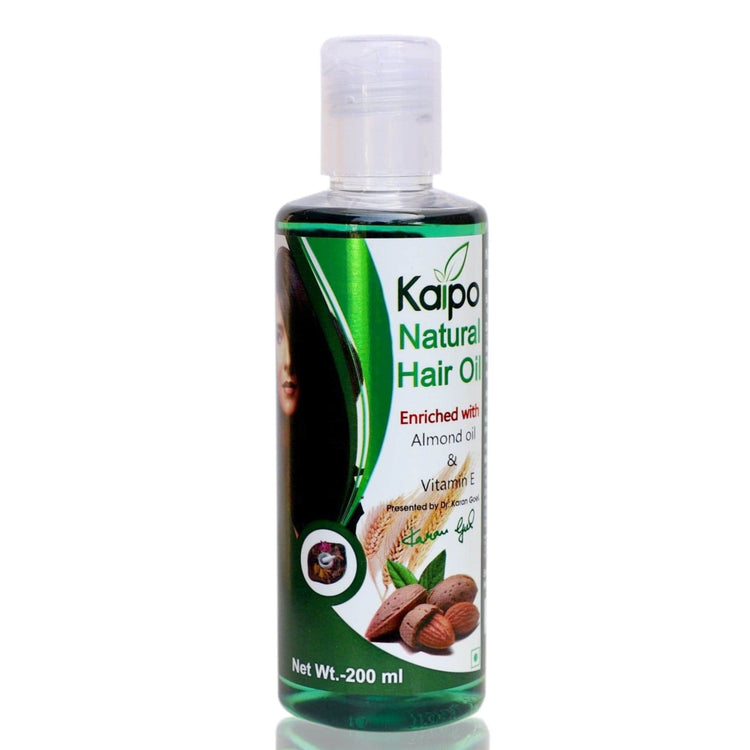 Uniherbs India Hair Oil Kaipo Natural Hair Oil (200 ml) : A Natural, Non Greasy, Non Sticky & Nourishing Hair Oil, Enriched with Almond Oil & Vitamin E