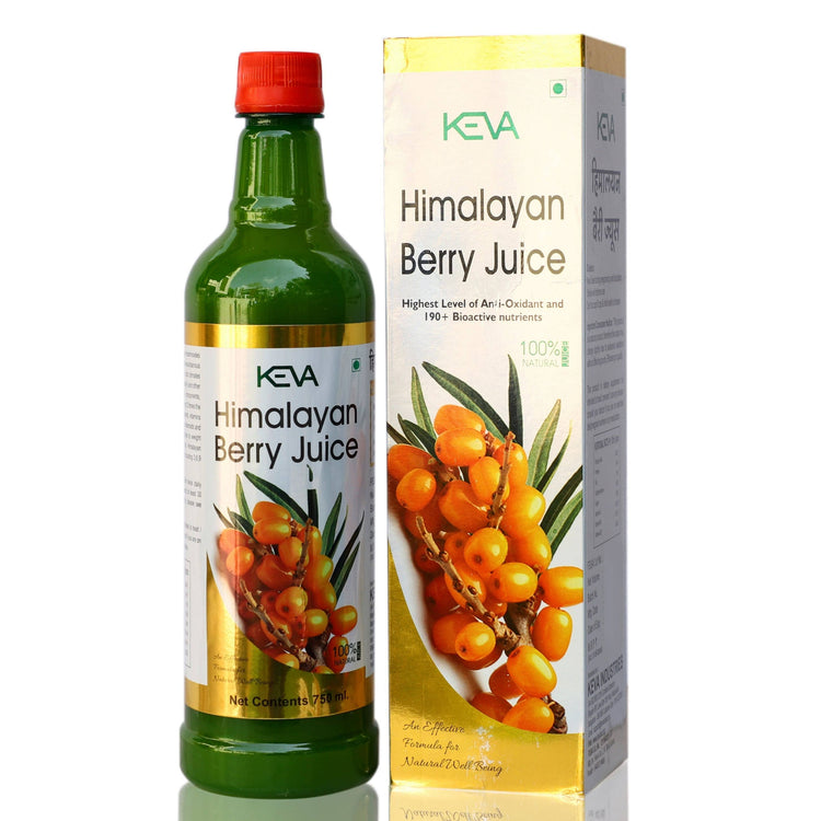 Uniherbs India Juice Keva Himalayan Berry Juice : Helpful for Immunity Boosting, Improve Skin Health, Maintains Ideal Cholesterol Levels, Good for Liver Health (750 ml)