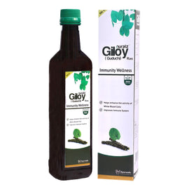 Uniherbs India Juice Nuralz Giloy (Guduchi) Ras : Immunity Booster, Helpful In Dengue, Malaria, Influenza (viral Infection), Cough & Cold, Skin Related Problems (500 ml)