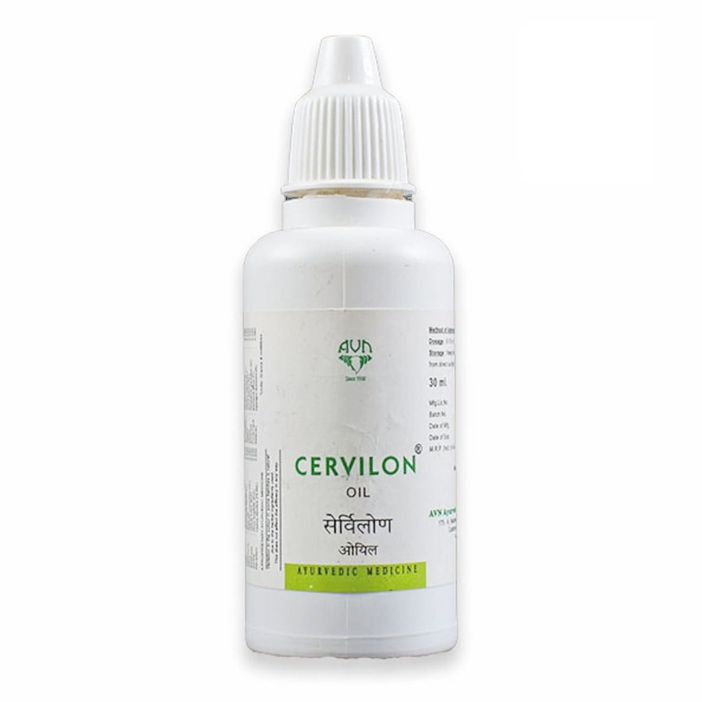 Uniherbs India Oil AVN Cervilon Oil : A Proprietary Formula for Cervical Spondylosis, For Cervical Spondylosis, Osteoarthritis of Facet Joints (120 ml) (30 ml X 4)